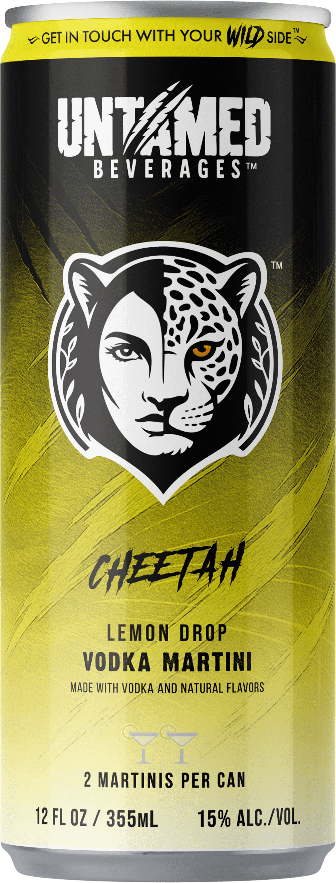 Cheetah Lemon Drop Martini