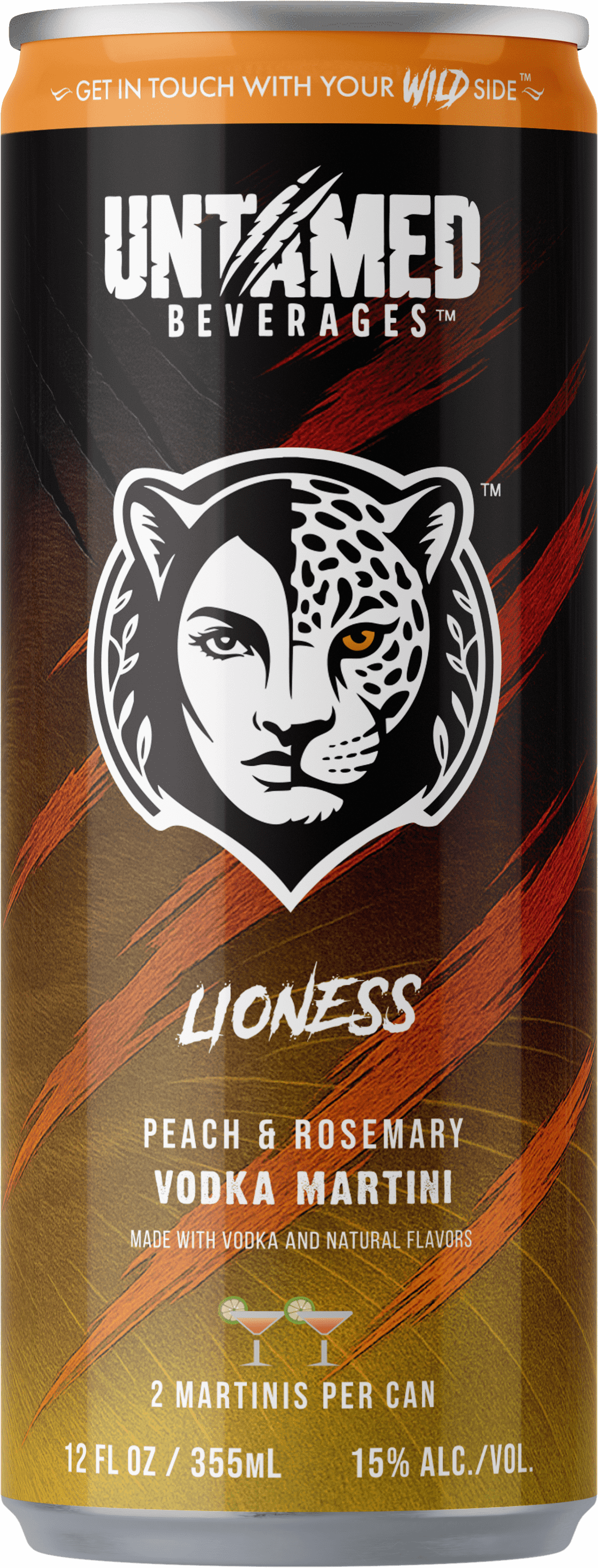 Lioness Peach & Rosemary Martini